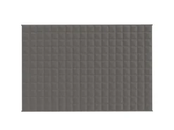 vidaXL Gewichtsdecke Grau 120x180 cm 9 kg Stoff Modell 1