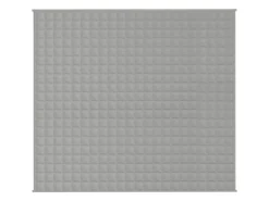 vidaXL Gewichtsdecke Grau 200x220 cm 9 kg Stoff