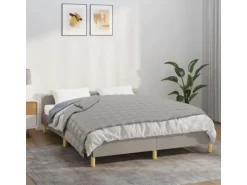 vidaXL Gewichtsdecke Grau 120x180 cm 5 kg Stoff
