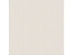 vidaXL Gewichtsdecke Hellcreme 200x200 cm 9 kg Stoff