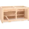 vidaXL Hamsterkäfig 104x52x54 cm Massivholz Tanne