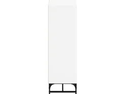 vidaXL Highboard mit Glastüren Weiß 35x37x120 cm 836560