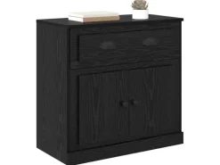 vidaXL Highboard Schwarz Eichen-Optik 70 x 35,5 x 67,5 cm 881419