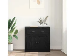 vidaXL Highboard Schwarz Eichen-Optik 70 x 35,5 x 67,5 cm 881419