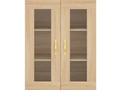 vidaXL Highboard Sonoma-Eiche 69,5x34x180 cm Holzwerkstoff 3198324