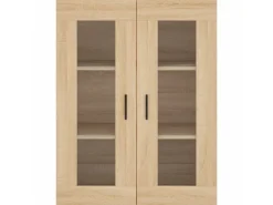 vidaXL Highboard Sonoma-Eiche 69,5x34x180 cm Holzwerkstoff 3198356