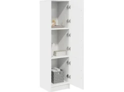 vidaXL Highboard Weiß 31,5 x 32 x 124 cm Holzwerkstoff 869346