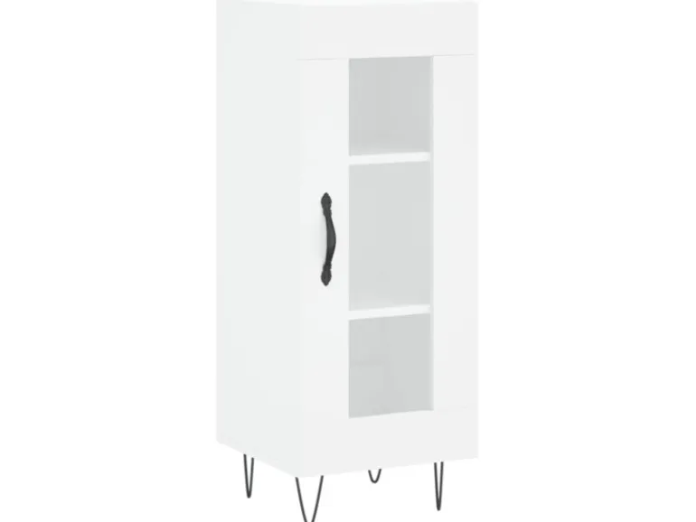 vidaXL Highboard Weiß 34,5x34x180 cm Holzwerkstoff 3199073