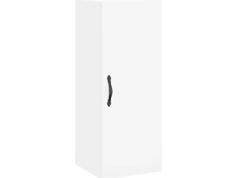 vidaXL Highboard Weiß 34,5x34x180 cm Holzwerkstoff 3199073