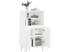 vidaXL Highboard Weiß 60x36x110 cm Holzwerkstoff 831484