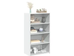 vidaXL Highboard Weiß 70x41x124 cm Holzwerkstoff 846404