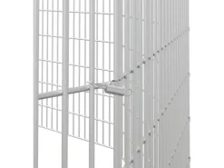 vidaXL Kaninchenkäfig 10 Paneele 54x60 cm Verzinktes Eisen vidaXL Freilaufgehege 10-teilig 54x60 cm Verzinktes Eisen