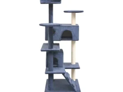 vidaXL Katzen-Kratzbaum Sisal 125 cm Dunkelblau