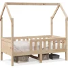 vidaXL Kinderbett Hausbett 70x140 cm Massivholz Kiefer2102249