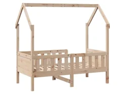 vidaXL Kinderbett Hausbett 70x140 cm Massivholz Kiefer2102249