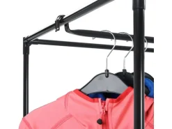 vidaXL Kleiderschrank Schwarz 75×50×160 cm