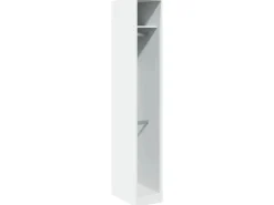 vidaXL Kleiderschrank Weiß 30x50x200 cm Holzwerkstoff 3307774