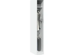 vidaXL Kleiderschrank Weiß 30x50x200 cm Holzwerkstoff 3307774