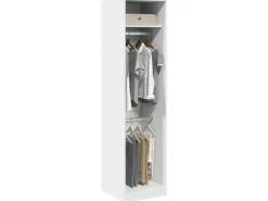 vidaXL Kleiderschrank Weiß 50x50x200 cm Holzwerkstoff 3307783