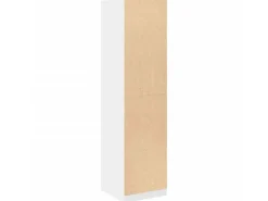 vidaXL Kleiderschrank Weiß 50x50x200 cm Holzwerkstoff 3307783
