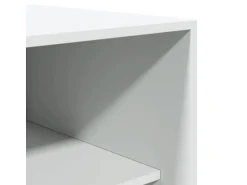 vidaXL Kleiderschrank Weiß 50x50x200 cm Holzwerkstoff 3307783
