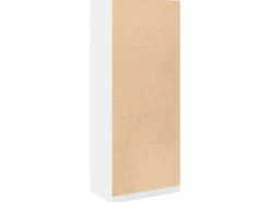 vidaXL Kleiderschrank Weiß 80x50x200 cm Holzwerkstoff