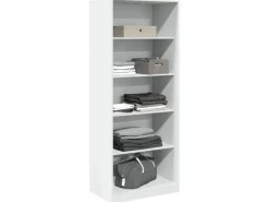 vidaXL Kleiderschrank Weiß 80x50x200 cm Holzwerkstoff