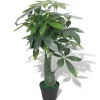 vidaXL Künstliche Glückskastanie mit Topf 85 cm Grün