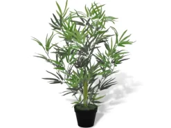 vidaXL Künstlicher Bambusbaum mit Topf 80 cm