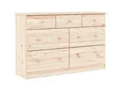 vidaXL Kommode ALTA 112x35x73 cm Massivholz Kiefer