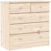 vidaXL Kommode ALTA 77x35x73 cm Massivholz Kiefer