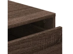 vidaXL Kommode Braun Eichen-Optik 60x41x58 cm Holzwerkstoff
