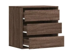 vidaXL Kommode Braun Eichen-Optik 60x41x58 cm Holzwerkstoff