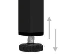 vidaXL Kommode Schwarz 80x35x101,5 cm Stahl