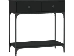 vidaXL Konsolentisch Schwarz 75x34,5x75 cm Holzwerkstoff Modell 1
