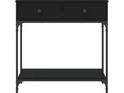 vidaXL Konsolentisch Schwarz 75x34,5x75 cm Holzwerkstoff Modell 1