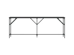 vidaXL Konsolentisch Schwarz 200x29x75 cm Holzwerkstoff