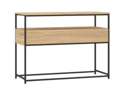 vidaXL Konsolentisch Sonoma-Eiche 100x40x75 cm Holzwerkstoff