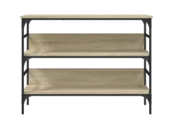 vidaXL Konsolentisch Sonoma-Eiche 100x32x75 cm Holzwerkstoff Modell 2