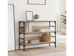 vidaXL Konsolentisch Sonoma-Eiche 100x32x75 cm Holzwerkstoff Modell 2