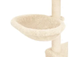 vidaXL Kratzbaum mit Sisal-KratzSäulen Creme 83 cm Modell 3