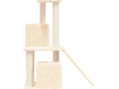 vidaXL Kratzbaum mit Sisal-KratzSäulen Creme 82 cm Modell 3