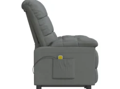 vidaXL Massagesessel Dunkelgrau Stoff Modell 32