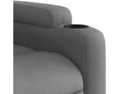 vidaXL Massagesessel Dunkelgrau Samt Modell 9