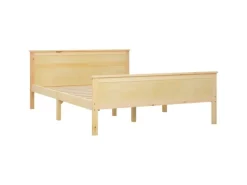 vidaXL Massivholzbett Kiefer 120x200 cm1115502