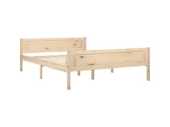 vidaXL Massivholzbett Kiefer 120x200 cm649512