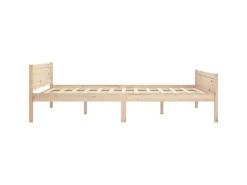 vidaXL Massivholzbett Kiefer 120x200 cm649512