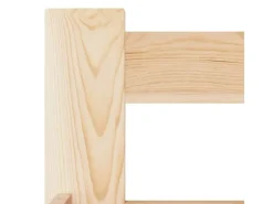 vidaXL Massivholzbett Kiefer 90x200 cm649440