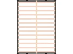 vidaXL Massivholzbett Schwarz 180x200 cm 820815