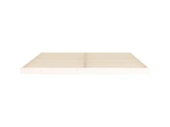 vidaXL Massivholzbett Weiß 180x200 cm Kiefer 6FT Super King1399974